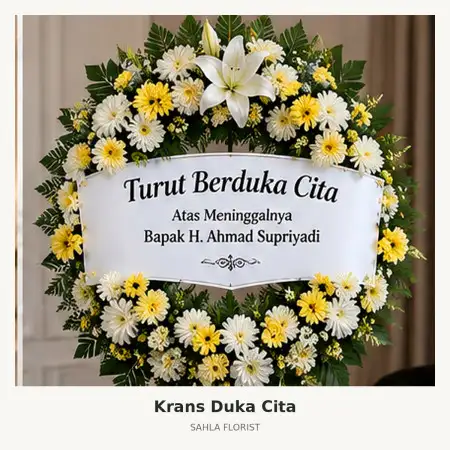 Krans Bunga Duka Pekalongan Utara